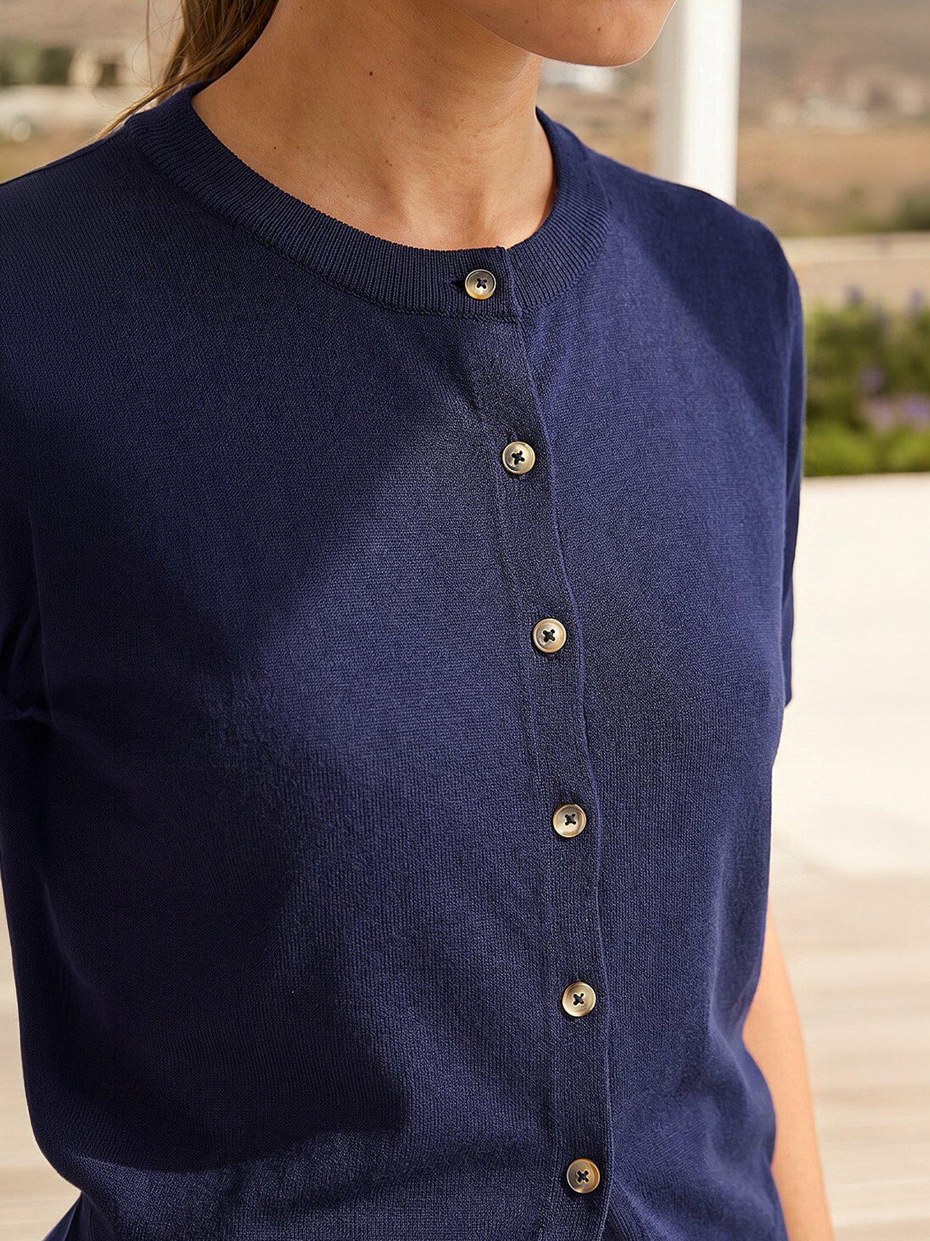 Image 2 of 5 of Roman Petite Buttoned Up Cardigan