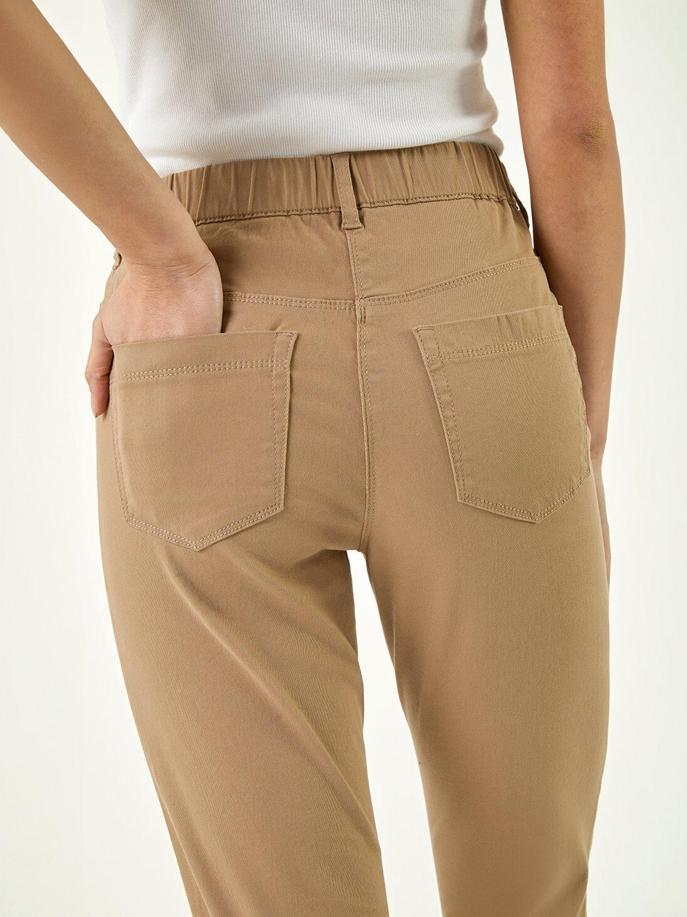 Image 2 of 5 of Roman Petite Stretch Crop Denim Jegging