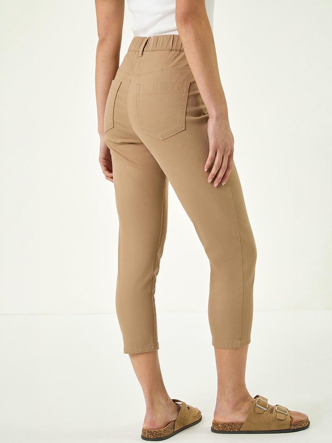 Image 4 of 5 of Roman Petite Stretch Crop Denim Jegging