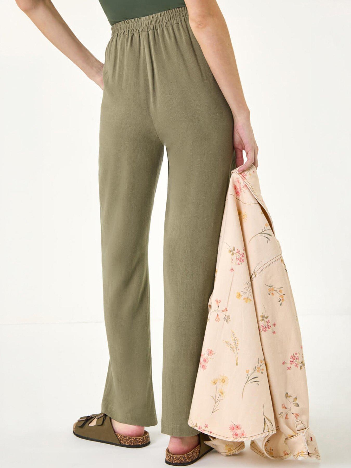 roman-elastic-waist-tie-front-linen-mix-trouserstillFront