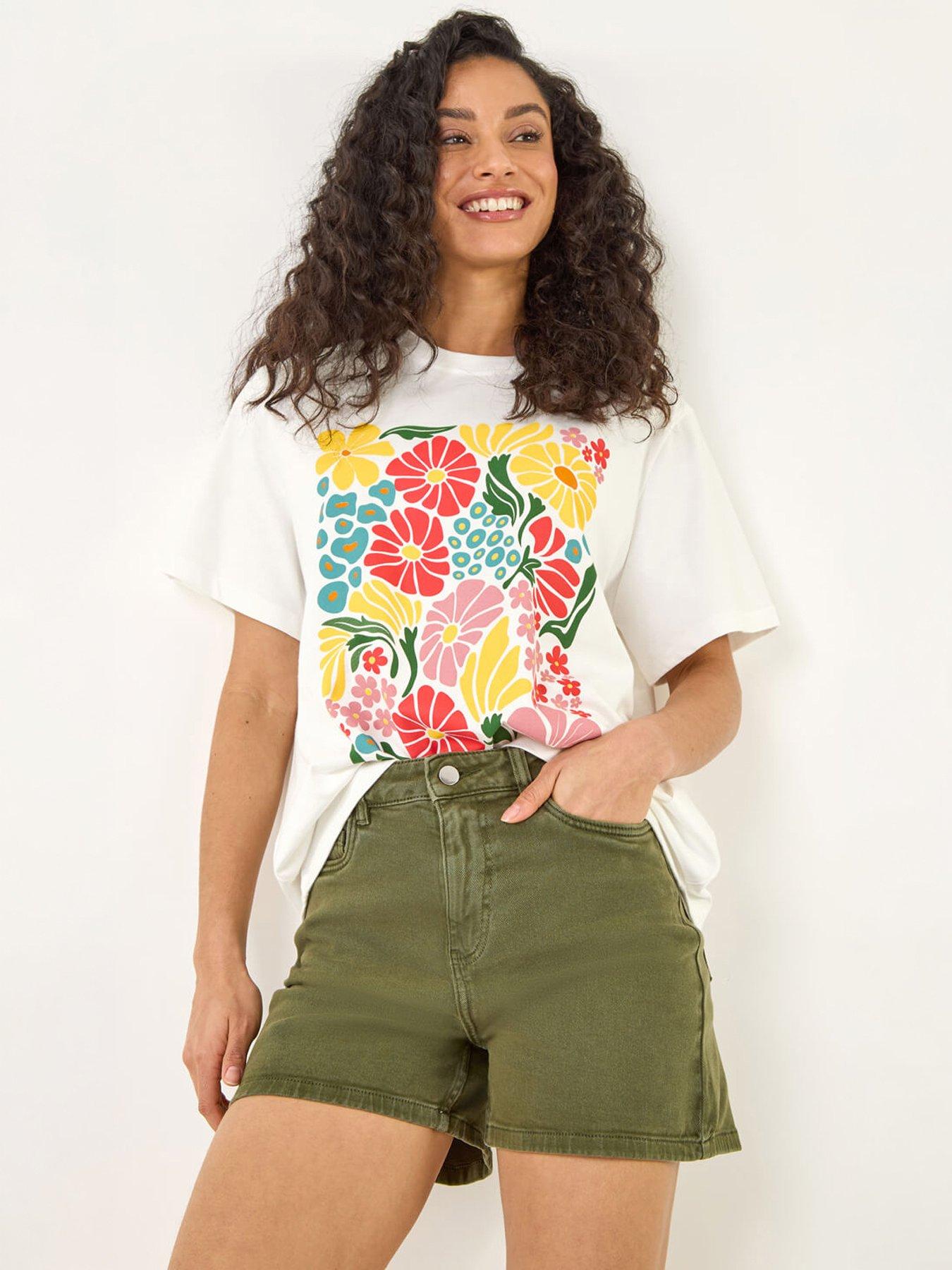 Image 5 of 5 of Roman Dusk High Waisted Denim Stretch Shorts