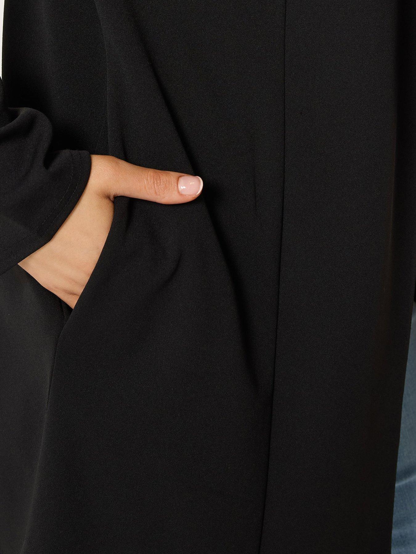 Image 5 of 6 of Yours Curve Shawl Collar Scuba Blazer - Black