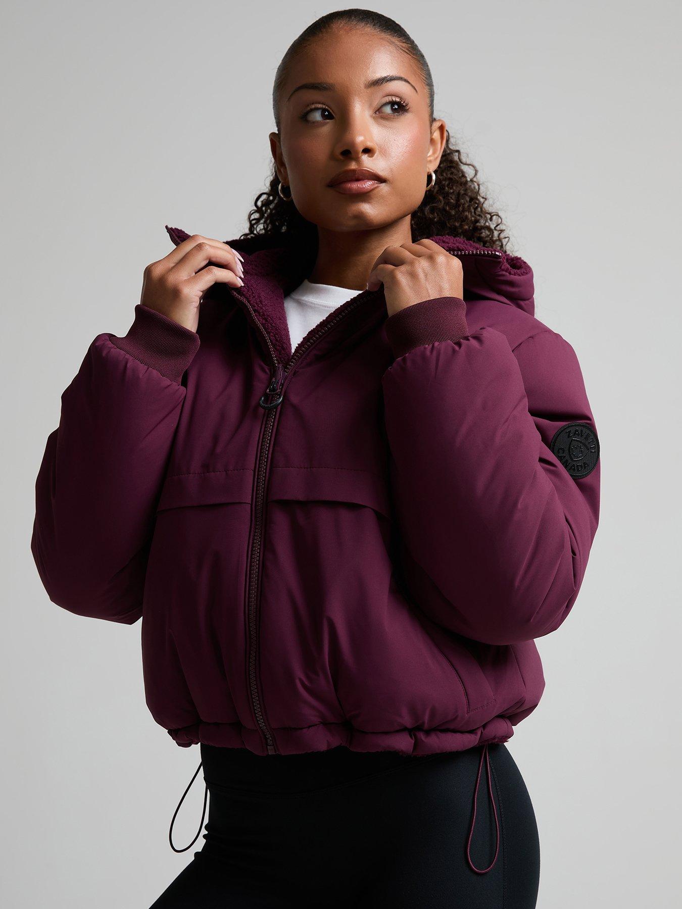Image 1 of 7 of Zavetti Canada W Sellata Borg Reversible Jacket