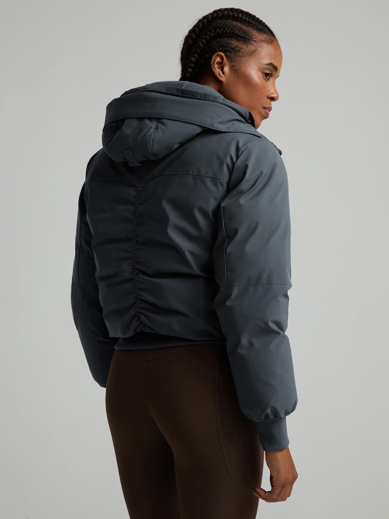 Image 5 of 5 of Zavetti Canada W Olivia Hooded Bomber Jacket