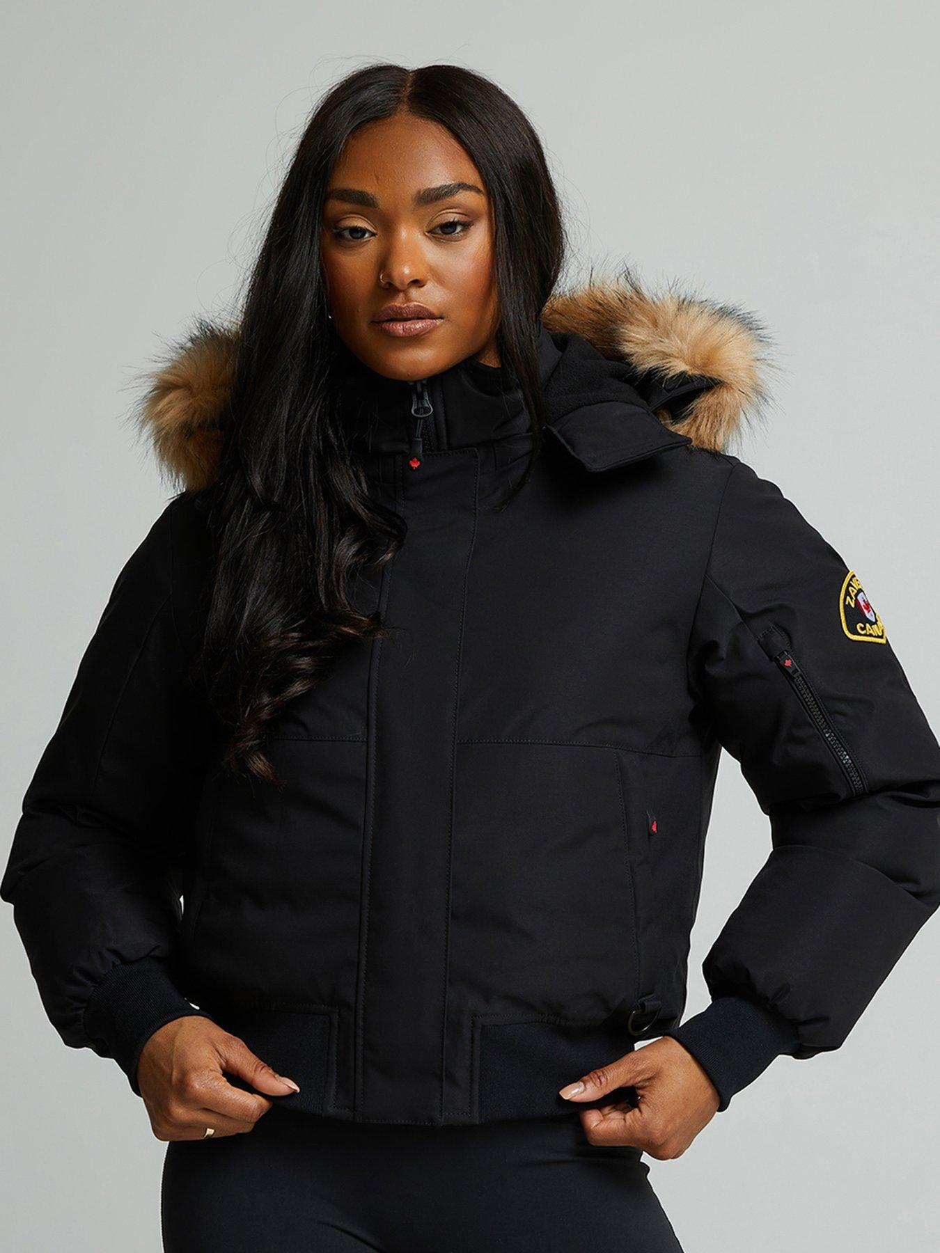 Zavetti Canada W Olivia Hooded Bomber Jacket