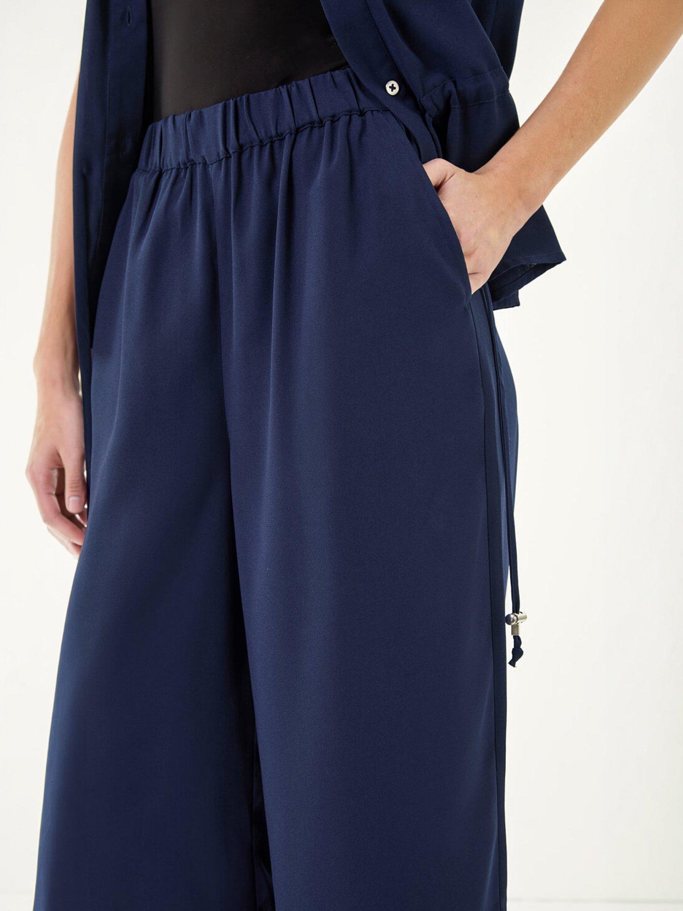 Image 2 of 5 of Roman Crepe Elasticated Waist Trouser