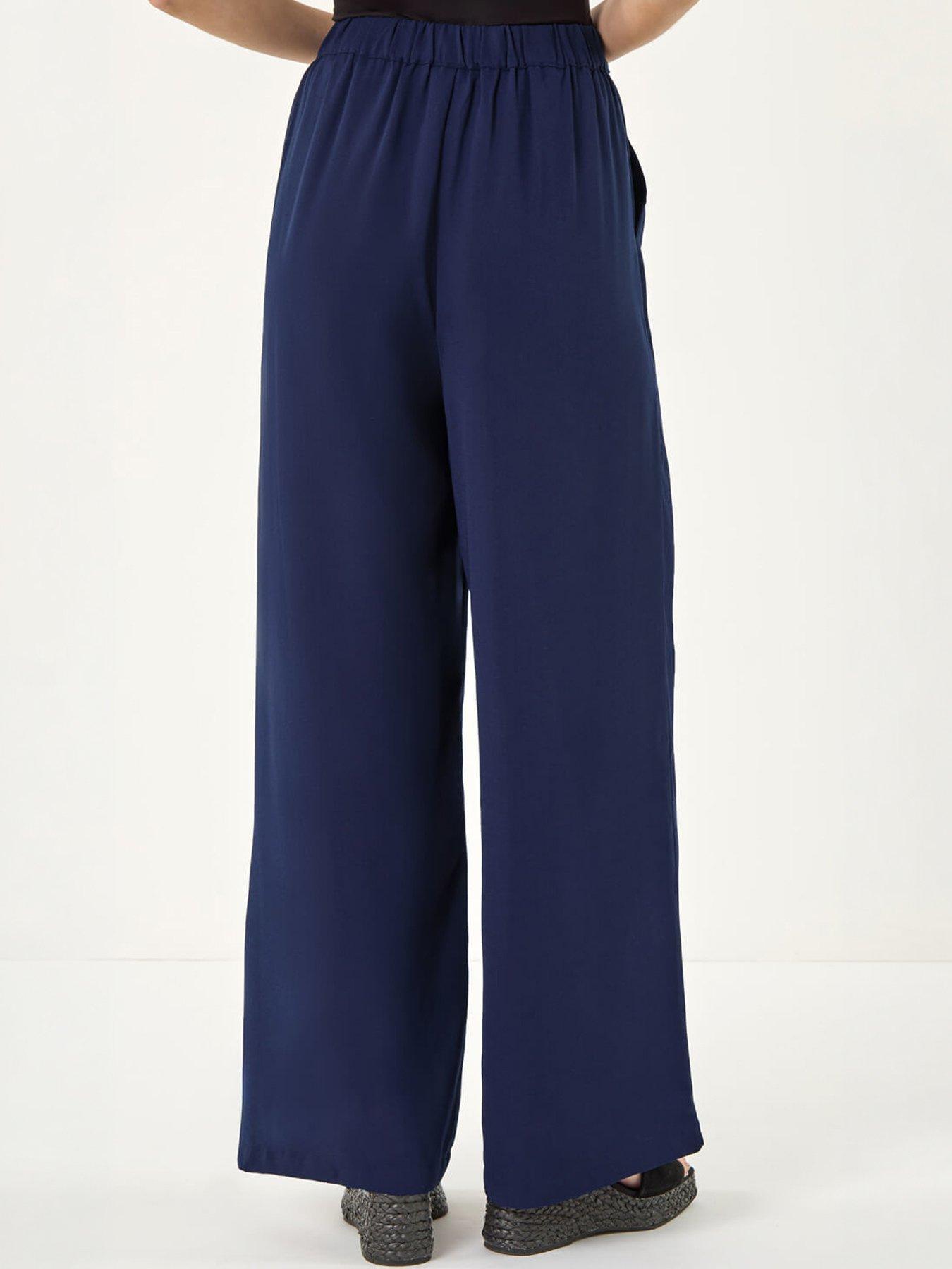 Image 4 of 5 of Roman Crepe Elasticated Waist Trouser