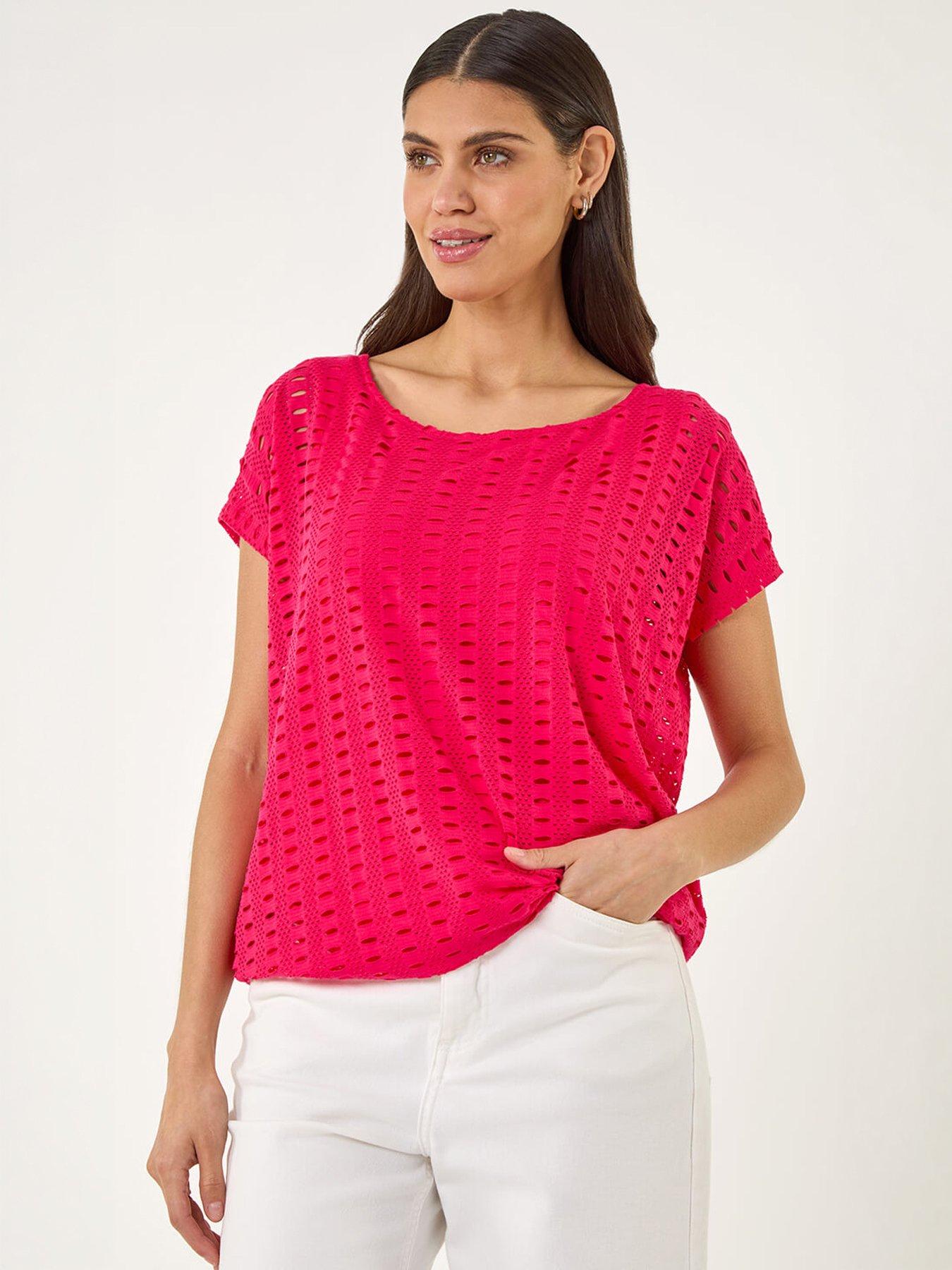 Image 3 of 5 of Roman Cut Out Detail Stretch Top