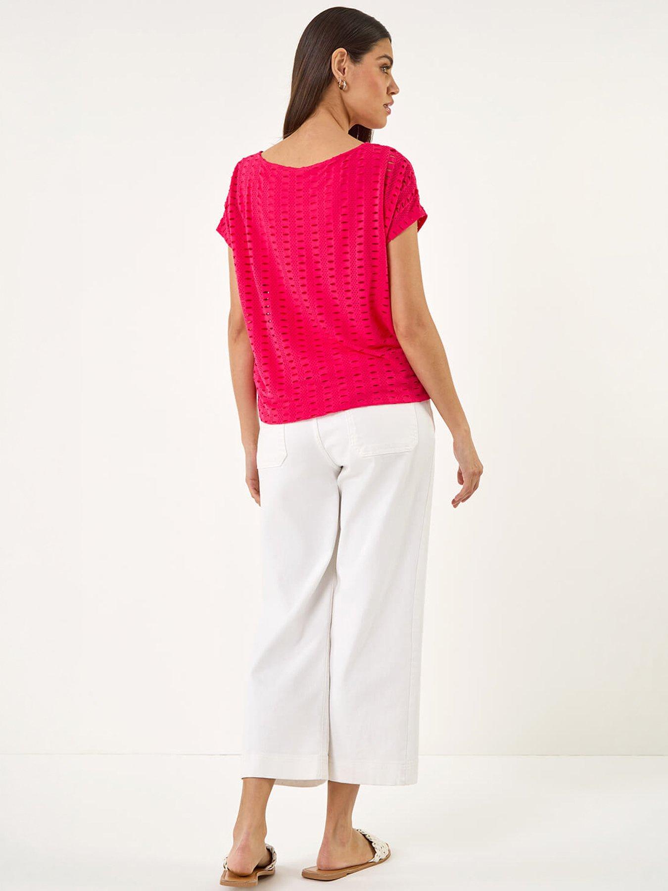 Image 4 of 5 of Roman Cut Out Detail Stretch Top
