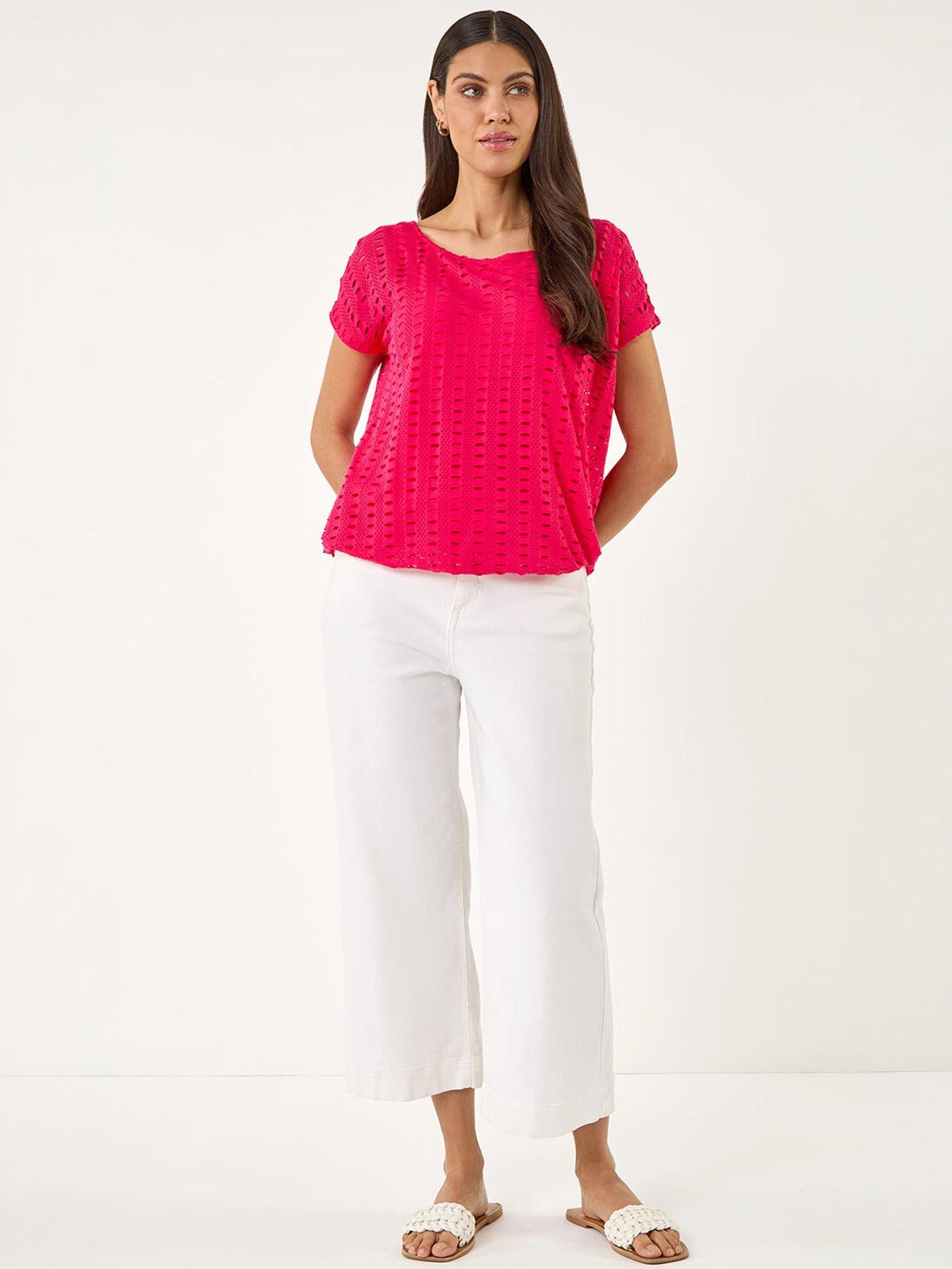 Image 5 of 5 of Roman Cut Out Detail Stretch Top