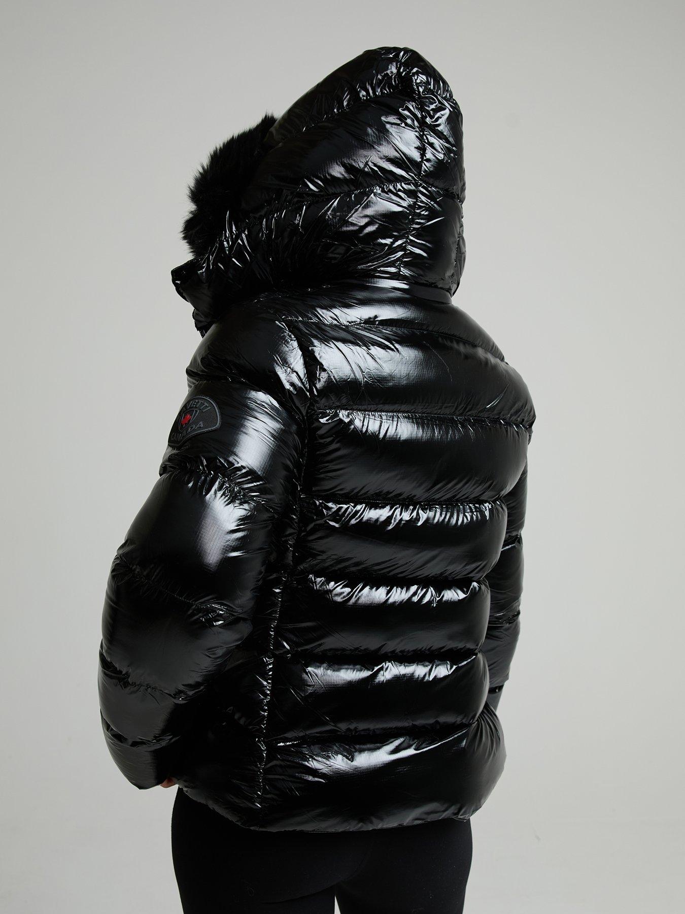 Image 2 of 6 of Zavetti Canada Womens Virnaro Slimline Puffer Jacket - Black