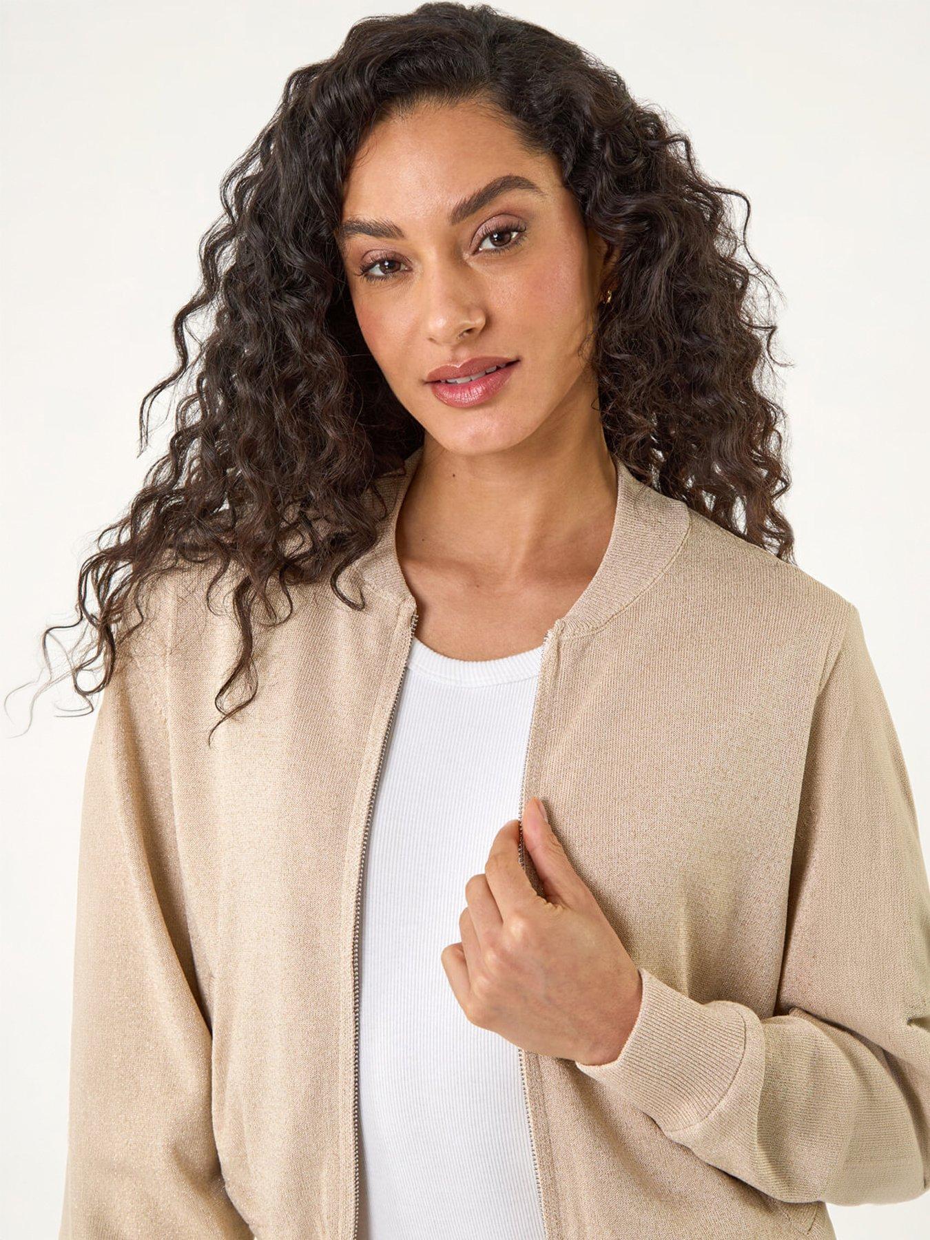 Image 2 of 5 of Roman Dusk Knitted Bomber Jacket