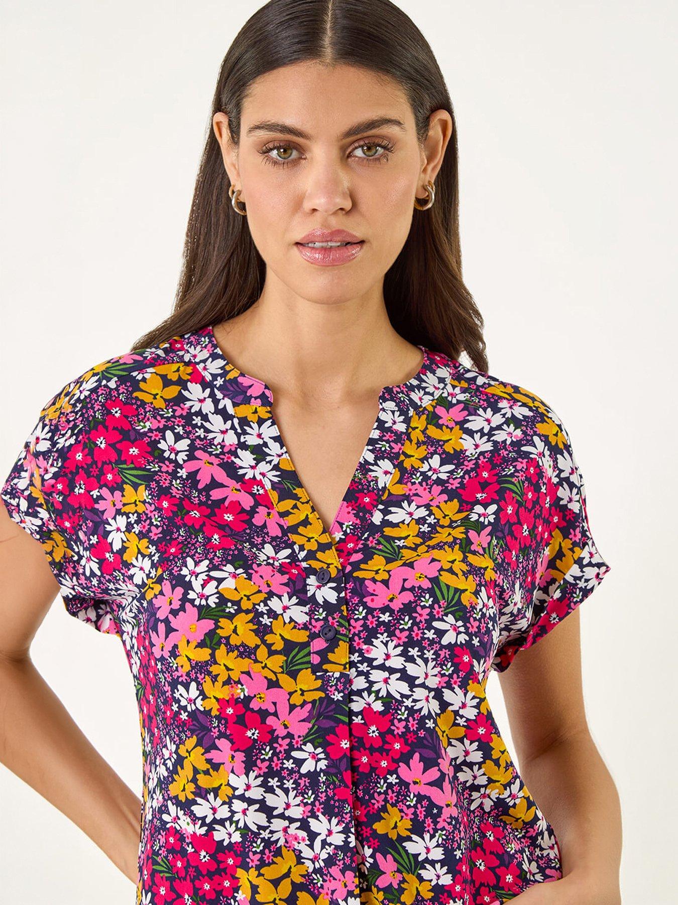 roman-floral-print-stretch-shirtfront