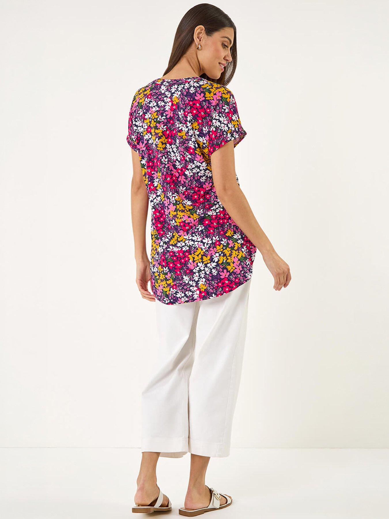 roman-floral-print-stretch-shirtoutfit