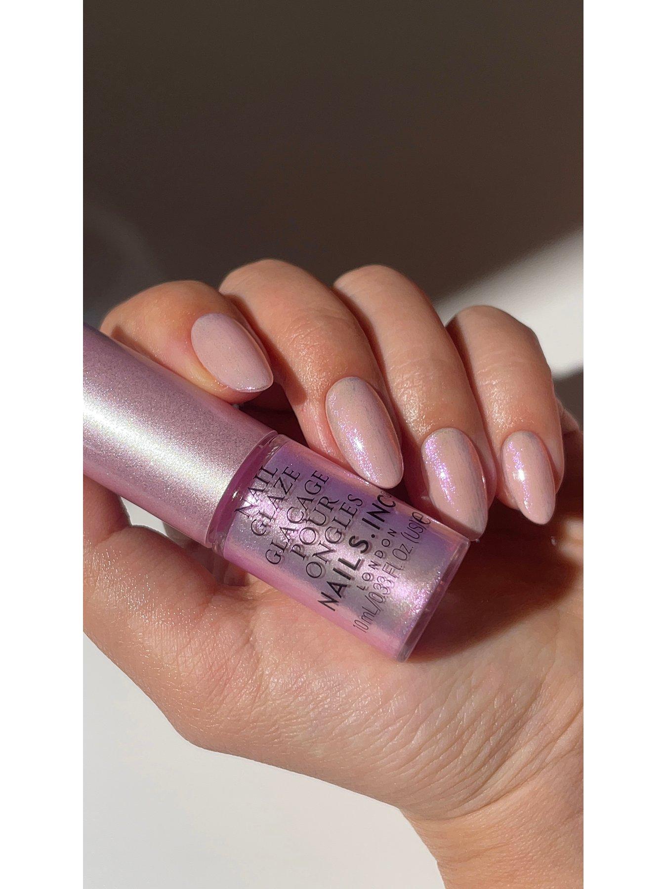Image 3 of 6 of Nails Inc Nails Inc Chrome Glow Chrome Nail Glaze Easy Donut Effect Nails, Chrome Nail Powder and Sponge Set
