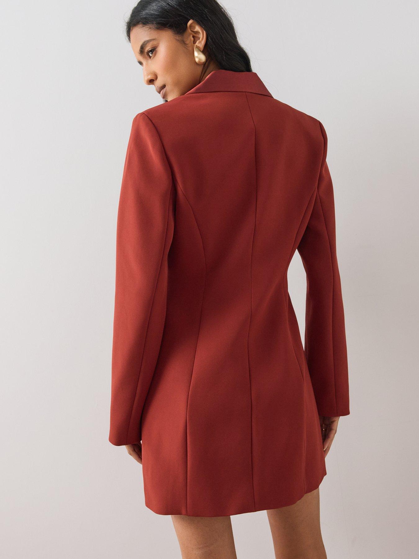 Image 2 of 7 of The Very Collection Tuxedo Blazer Dress