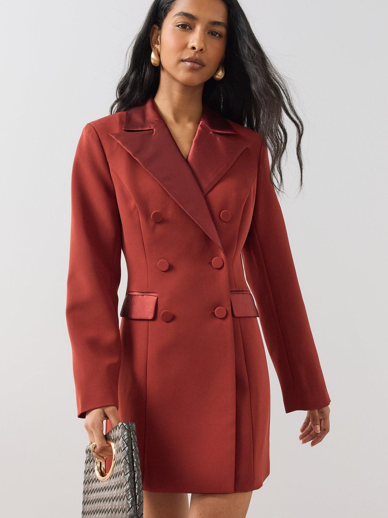 Image 5 of 7 of The Very Collection Tuxedo Blazer Dress