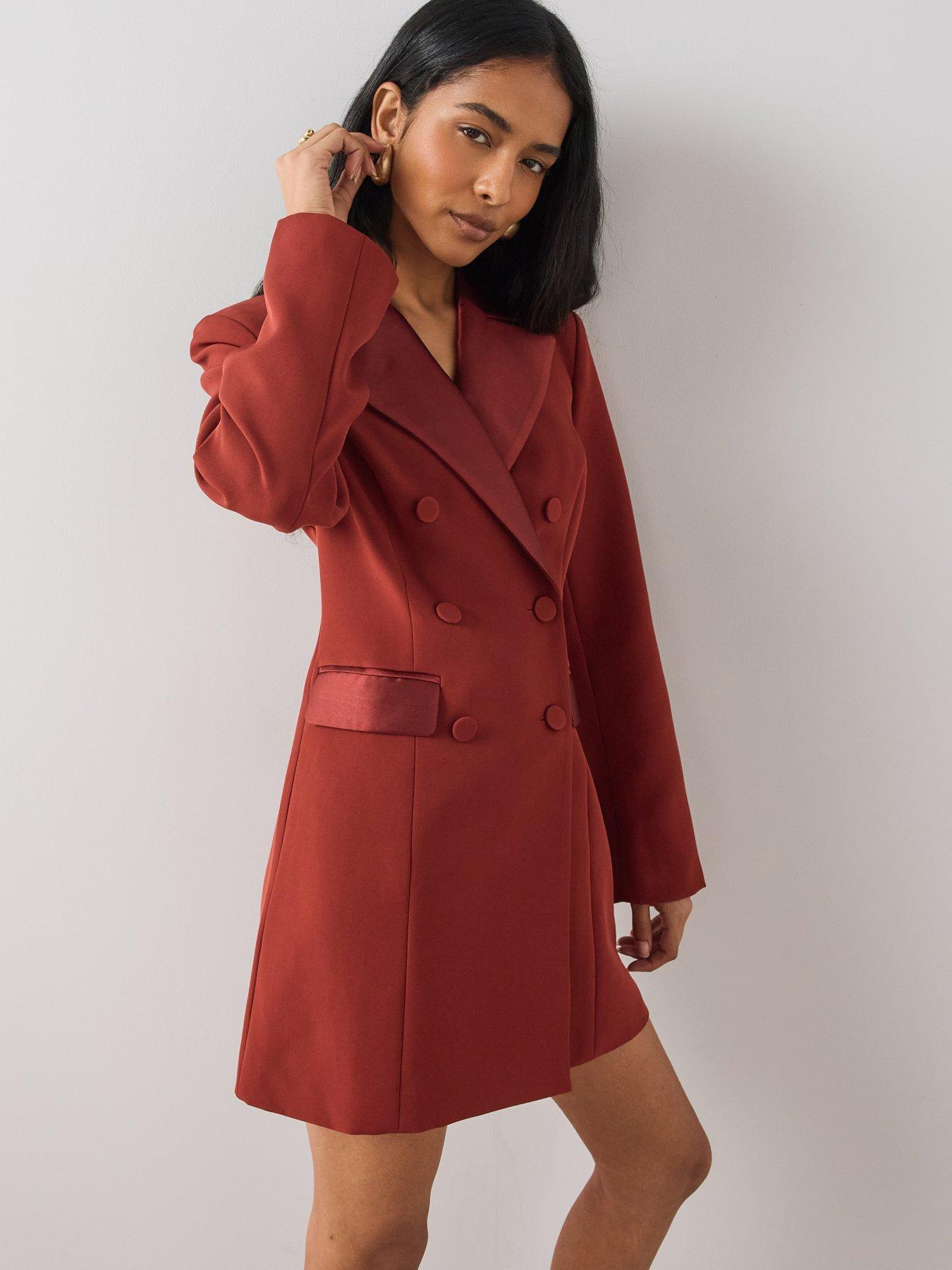 Image 6 of 7 of The Very Collection Tuxedo Blazer Dress