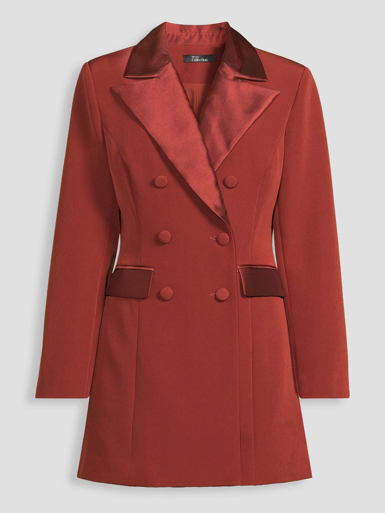 Image 7 of 7 of The Very Collection Tuxedo Blazer Dress