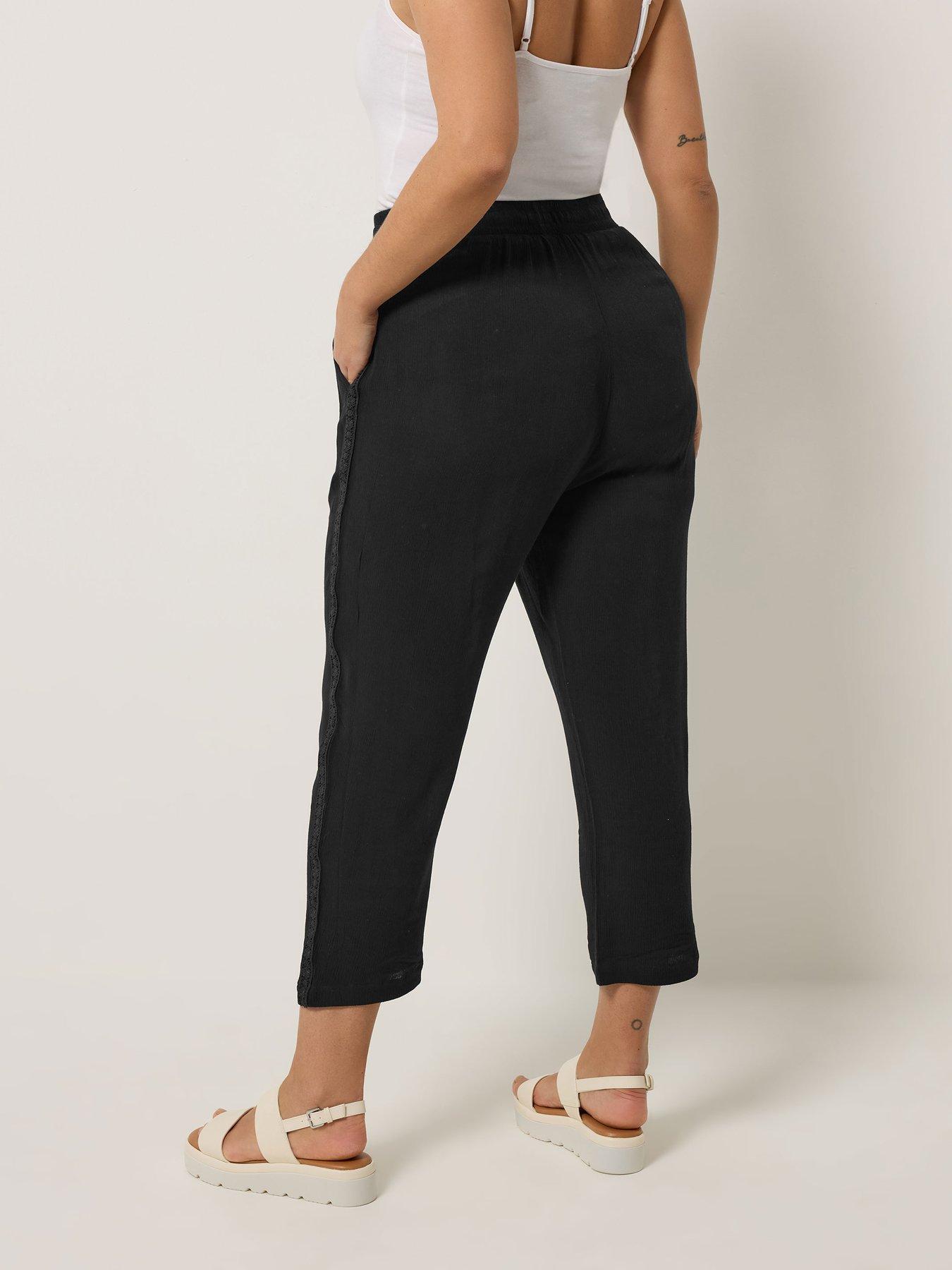 yours-curve-crochet-side-crop-trousersstillFront