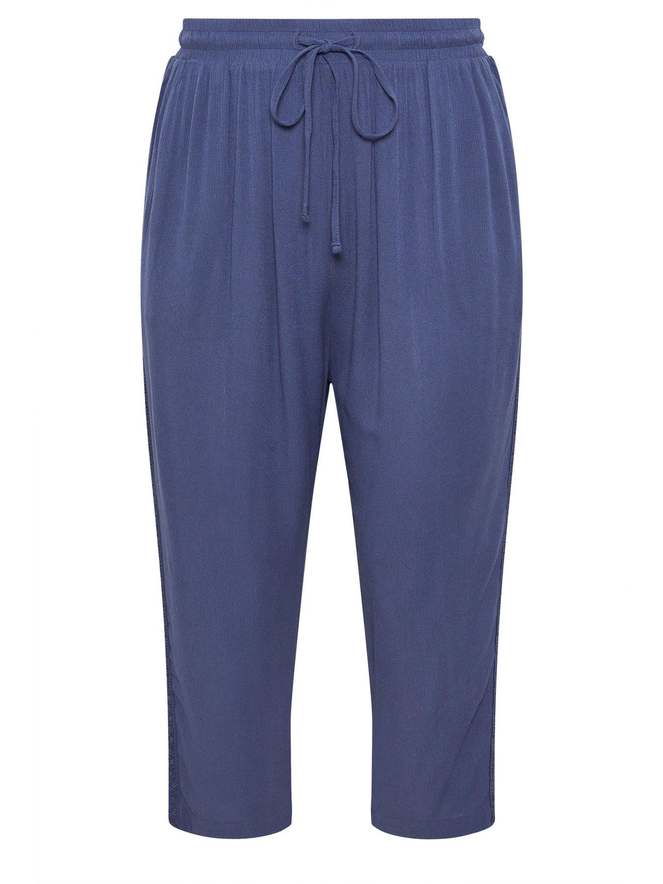 yours-curve-textured-woven-crop-trousersdetail