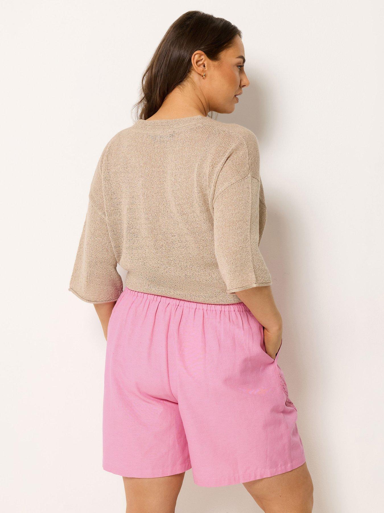 yours-curve-crochet-drawstring-shortsstillFront