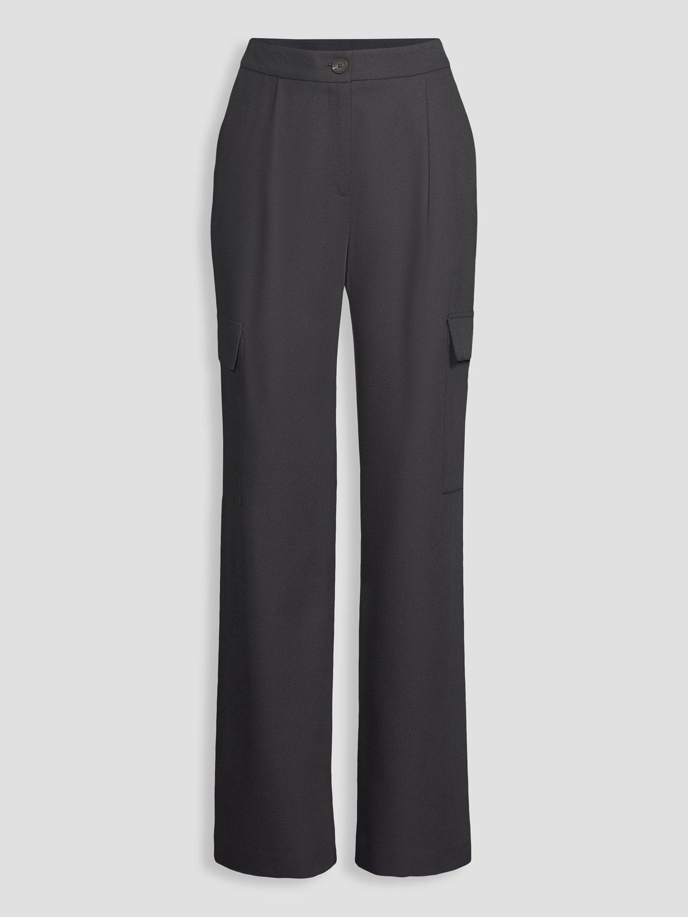 Image 7 of 7 of The Very Collection Women's Wide Leg Utility Cargo Trousers - Blue
