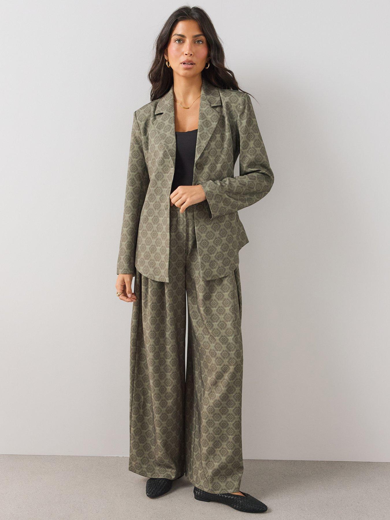 Image 3 of 7 of The Very Collection Women's Printed Long Sleeve Co-Ord Jacket - Print