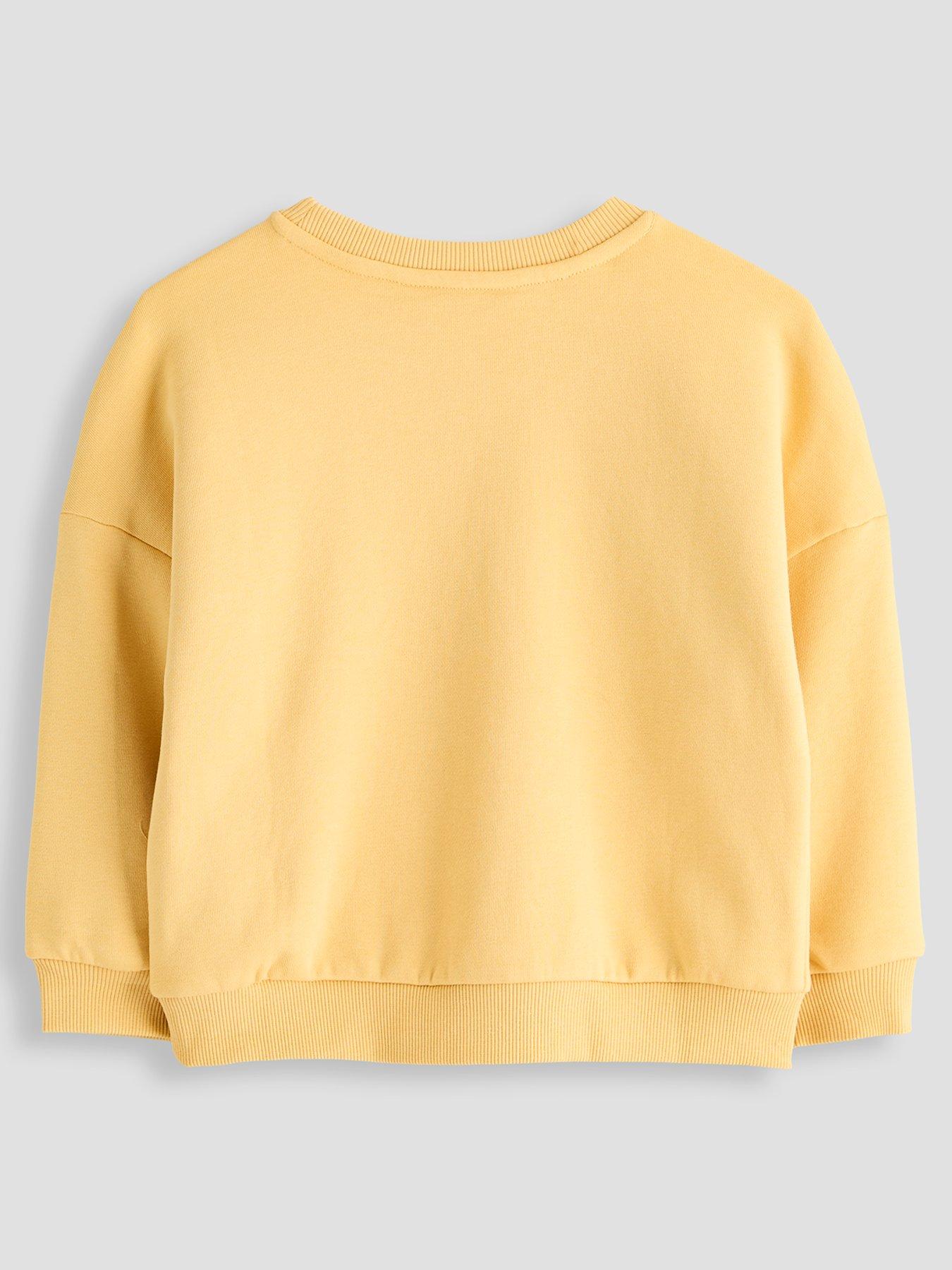 Image 2 of 5 of The Very Collection Boys' Cotton Rich Bear Tractor Sweatshirt (9 months - 7 years) - Beige