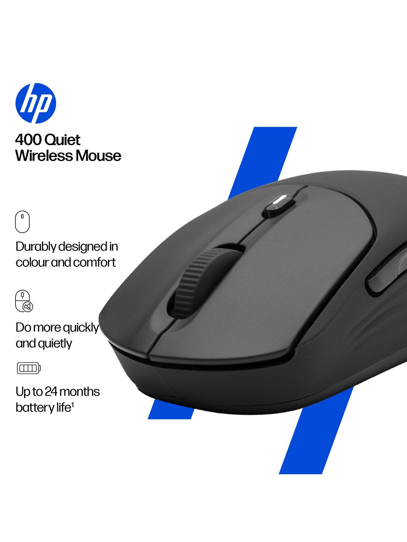 Image 2 of 7 of HP HP 400 Quiet Black Wireless Mouse