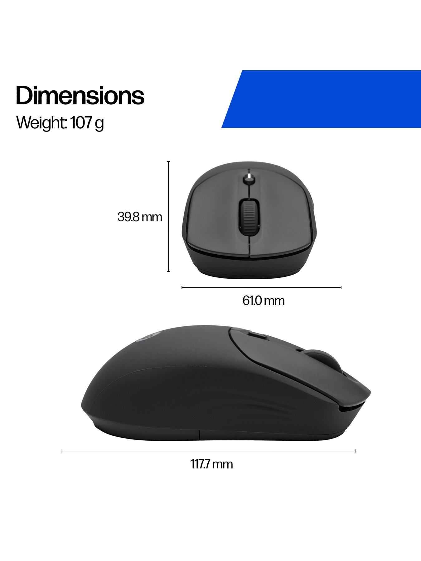 Image 5 of 7 of HP HP 400 Quiet Black Wireless Mouse