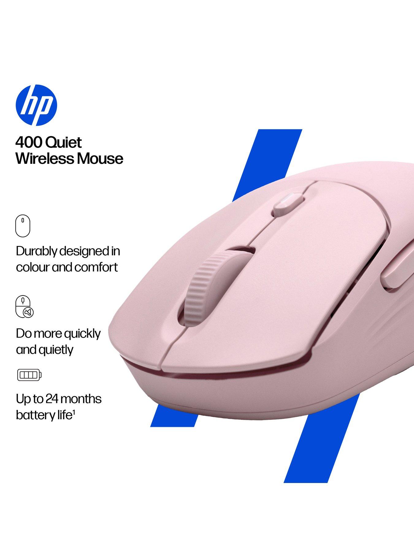 Image 2 of 7 of HP HP 400 Quiet Pink Wireless Mouse