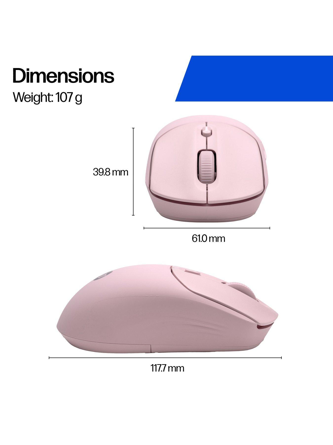 Image 5 of 7 of HP HP 400 Quiet Pink Wireless Mouse