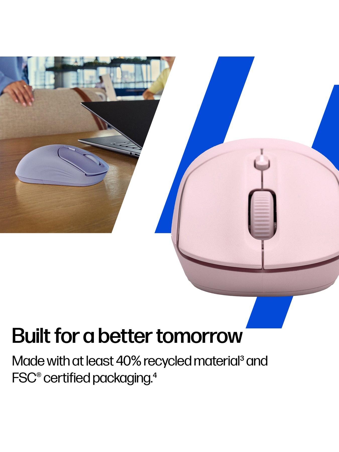 Image 6 of 7 of HP HP 400 Quiet Pink Wireless Mouse