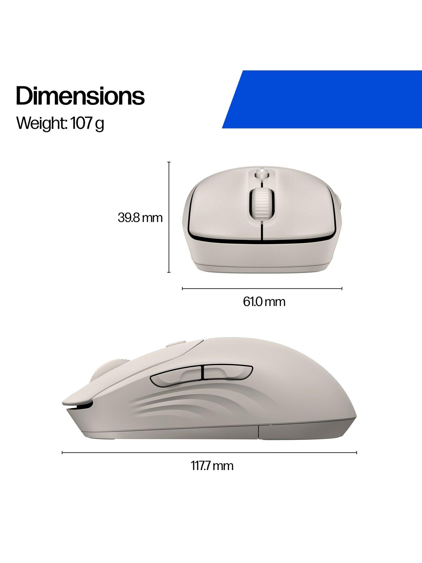 Image 3 of 7 of HP HP 400 Quiet Maple Wireless Mouse