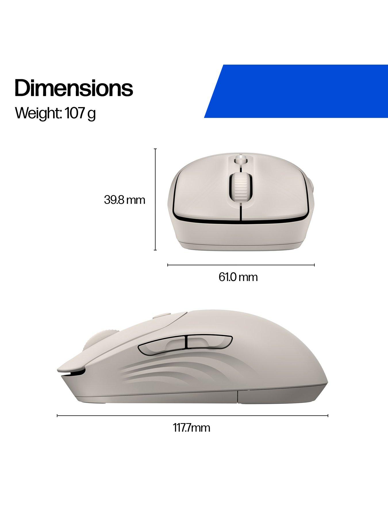 Image 6 of 7 of HP HP 400 Quiet Maple Wireless Mouse