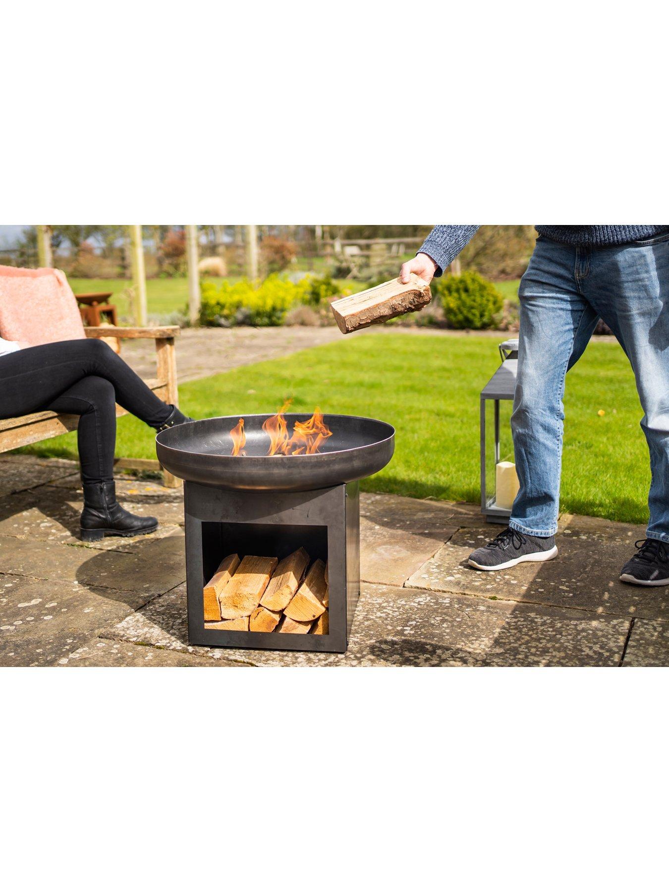 Image 3 of 5 of Smart Garden Laguna Fire Bowl & Log Store
