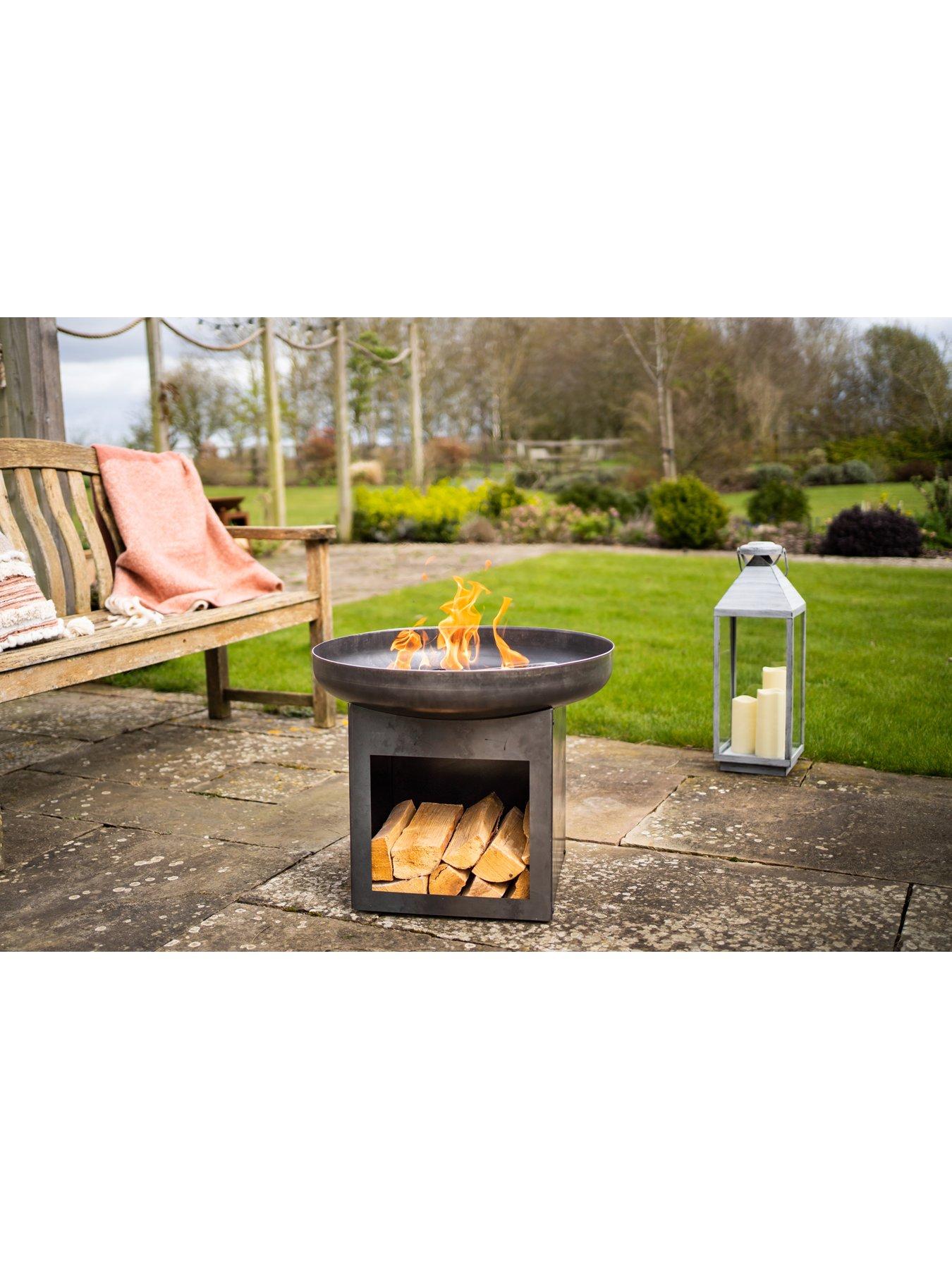 Image 4 of 5 of Smart Garden Laguna Fire Bowl & Log Store