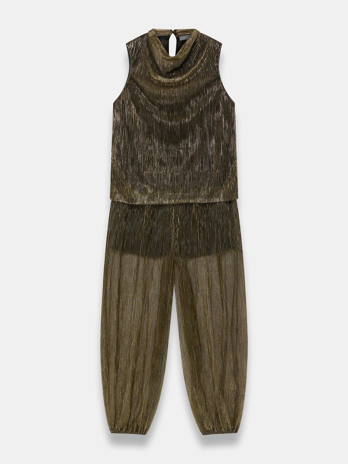 Image 5 of 6 of Mint Velvet Gold Balloon Trouser Set