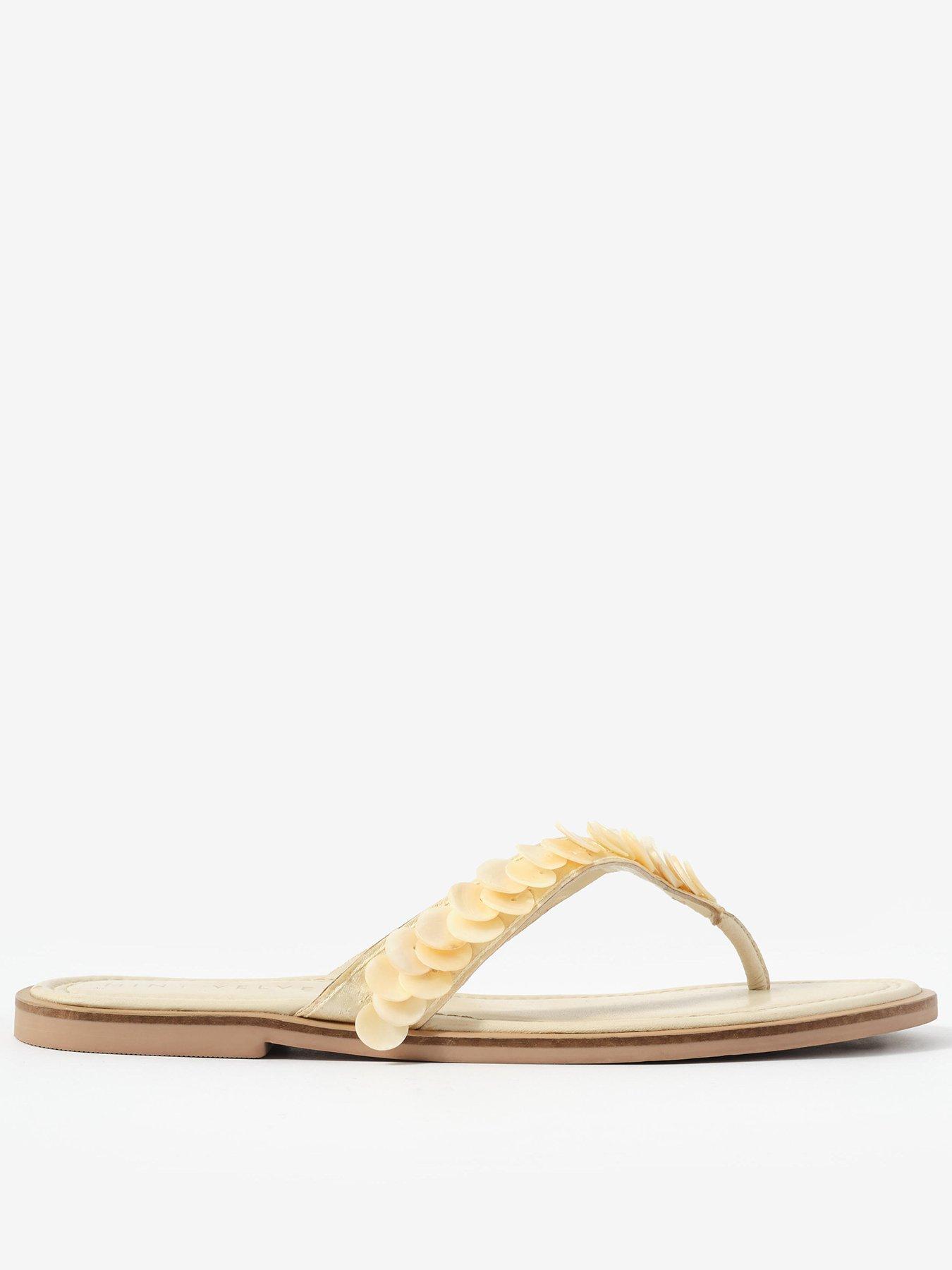 Mint Velvet Freya Pearl Detail Flip Flop