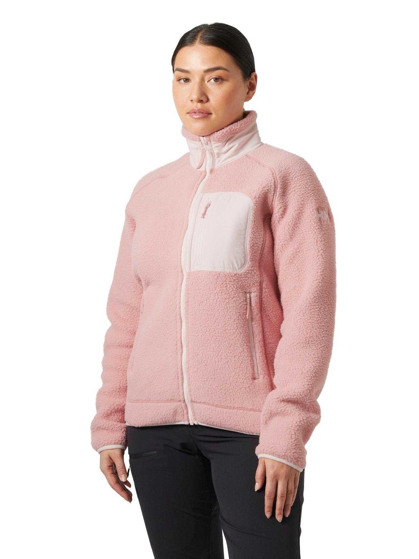 Image 1 of 4 of Helly Hansen Womens Imperial Pile Block Fleece Jacket - Dusky Pink