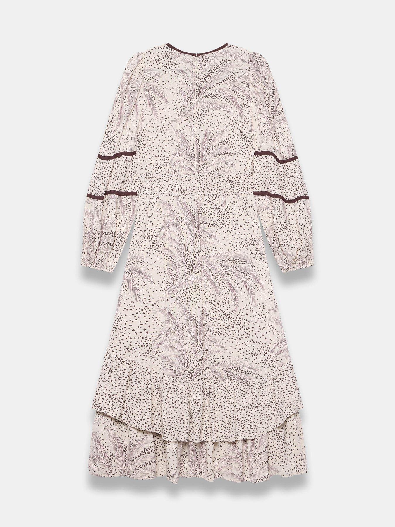 Image 6 of 6 of Mint Velvet Cream Printed Boho Maxi Dress