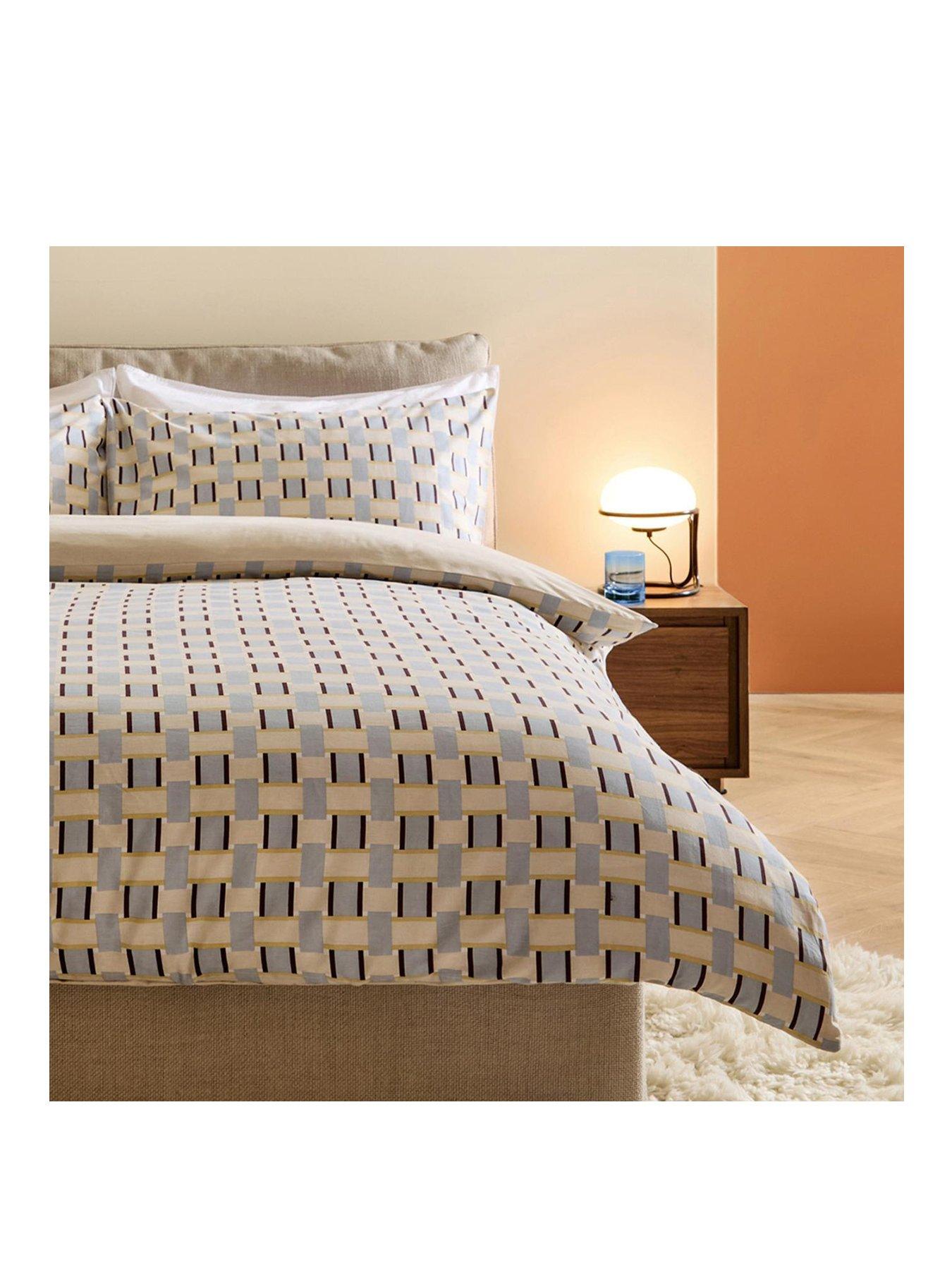 Image 2 of 3 of Made Finnur Double Duvet Set Blue