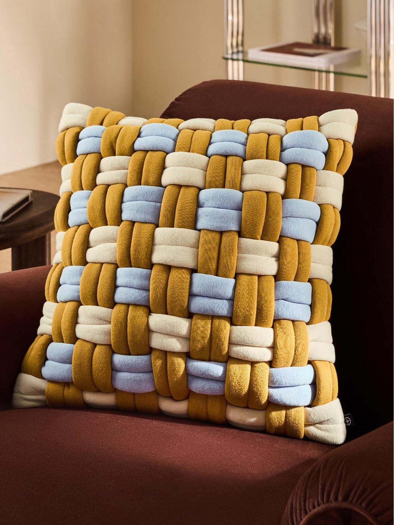 Made Morven 45x45 Polyester Filled Cushion Caramel