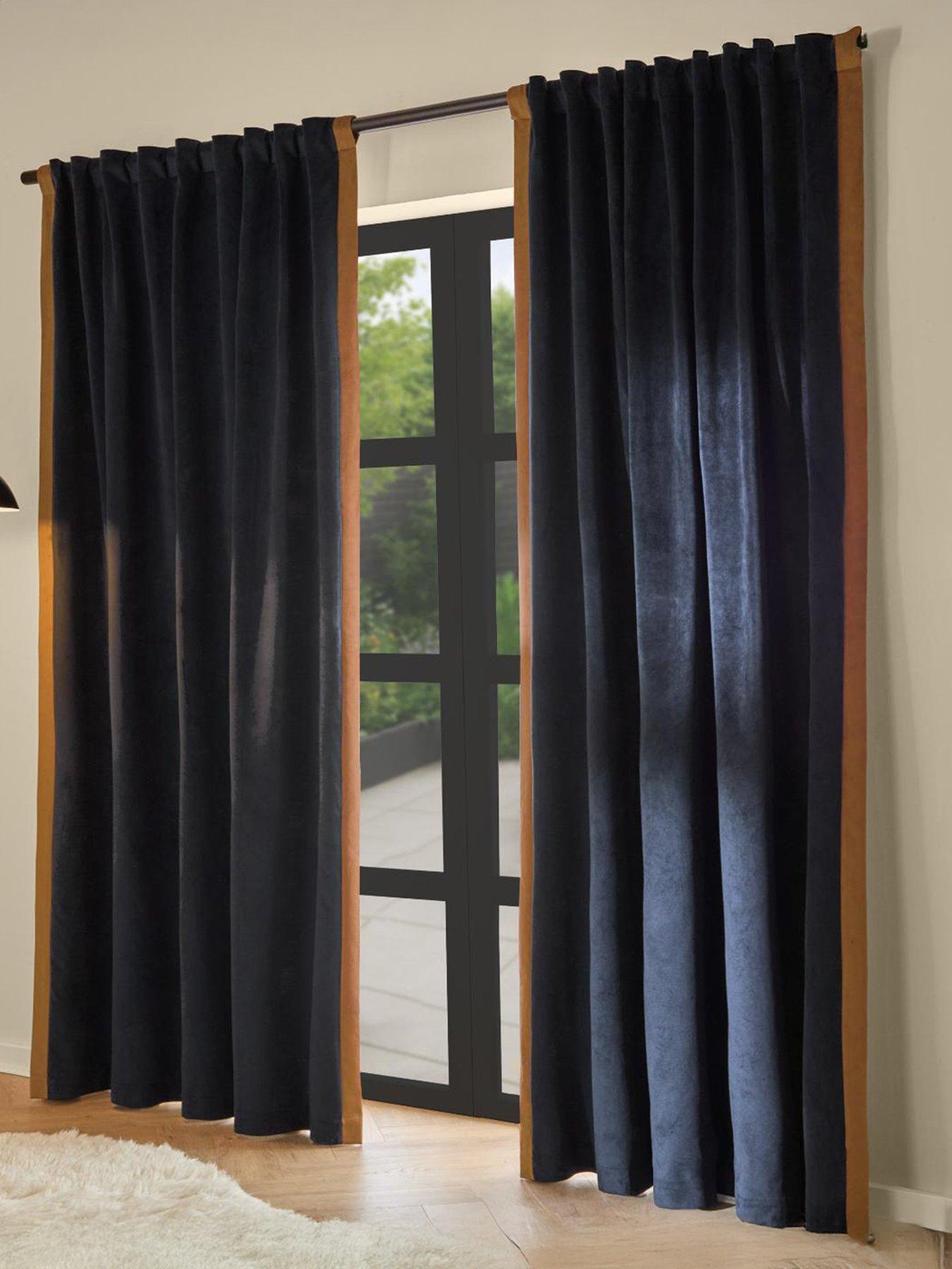 Image 1 of 5 of Made Audley Tab Top Curtains