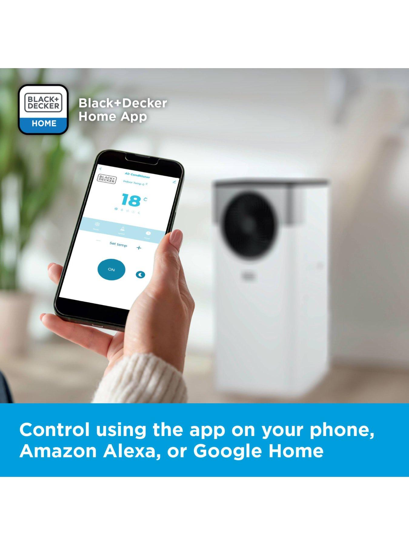 Image 2 of 6 of Black & Decker 5,000 BTU Smart 3-in-1 Air Conditioner, Dehumidifier &amp; Fan, White
