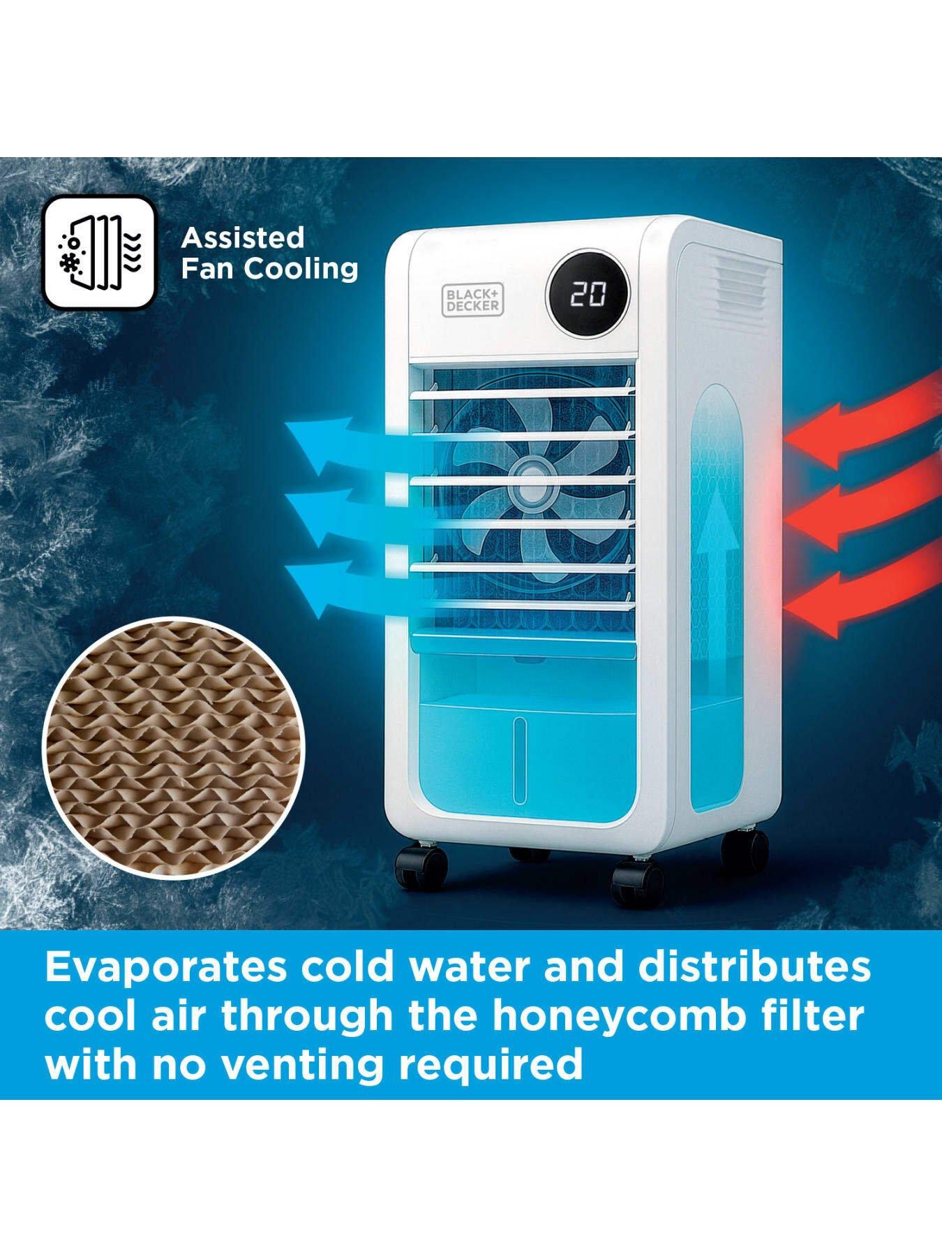 Image 4 of 7 of Black & Decker Smart 6L Digital Air Cooler, App &amp; Remote Control, Portable
