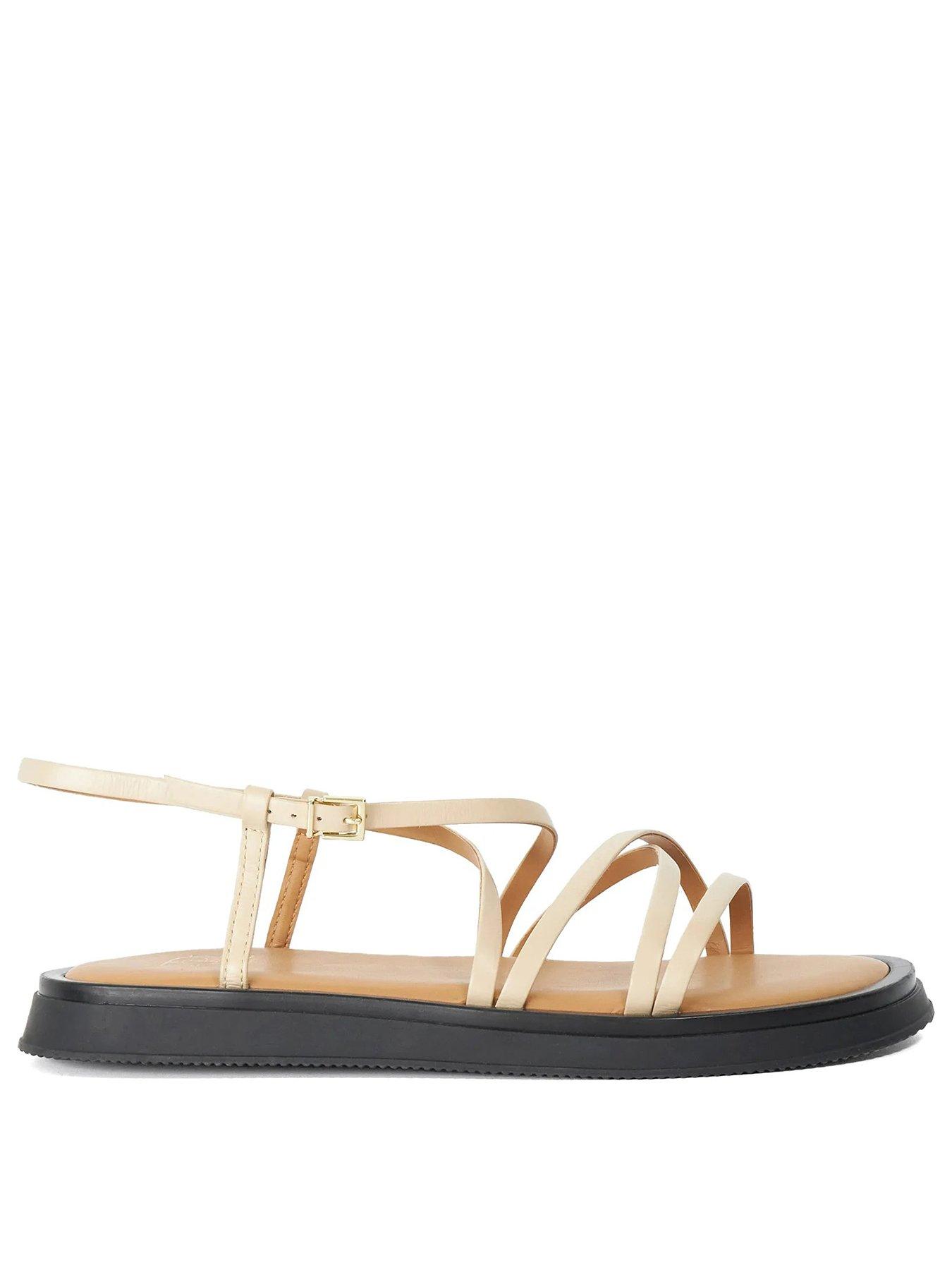 Image 2 of 4 of Dune London Laia Casual Sandals - Ecru