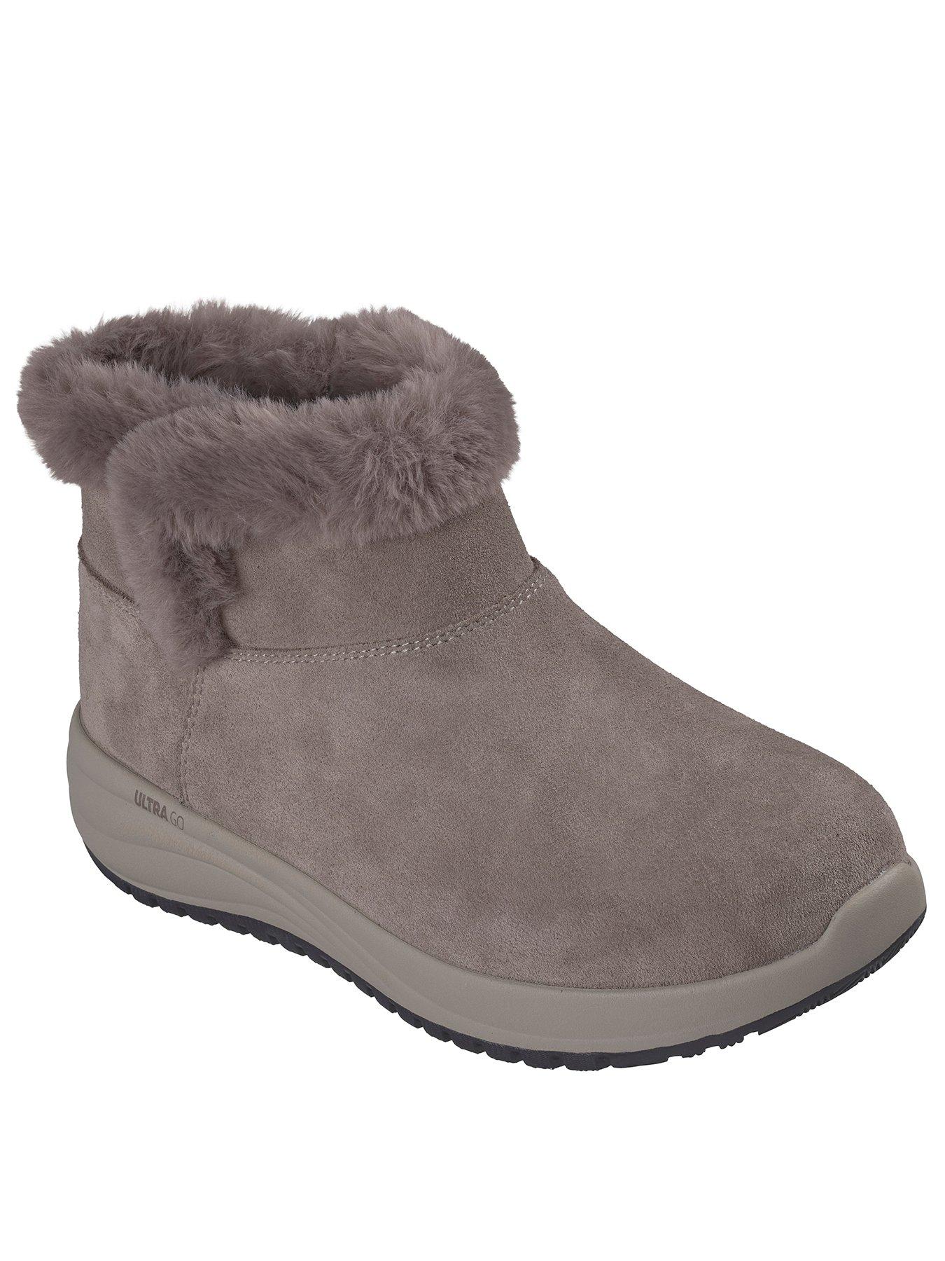 Image 2 of 6 of Skechers On-The-Go Stellar Cosy Step Ankle Boots - Beige