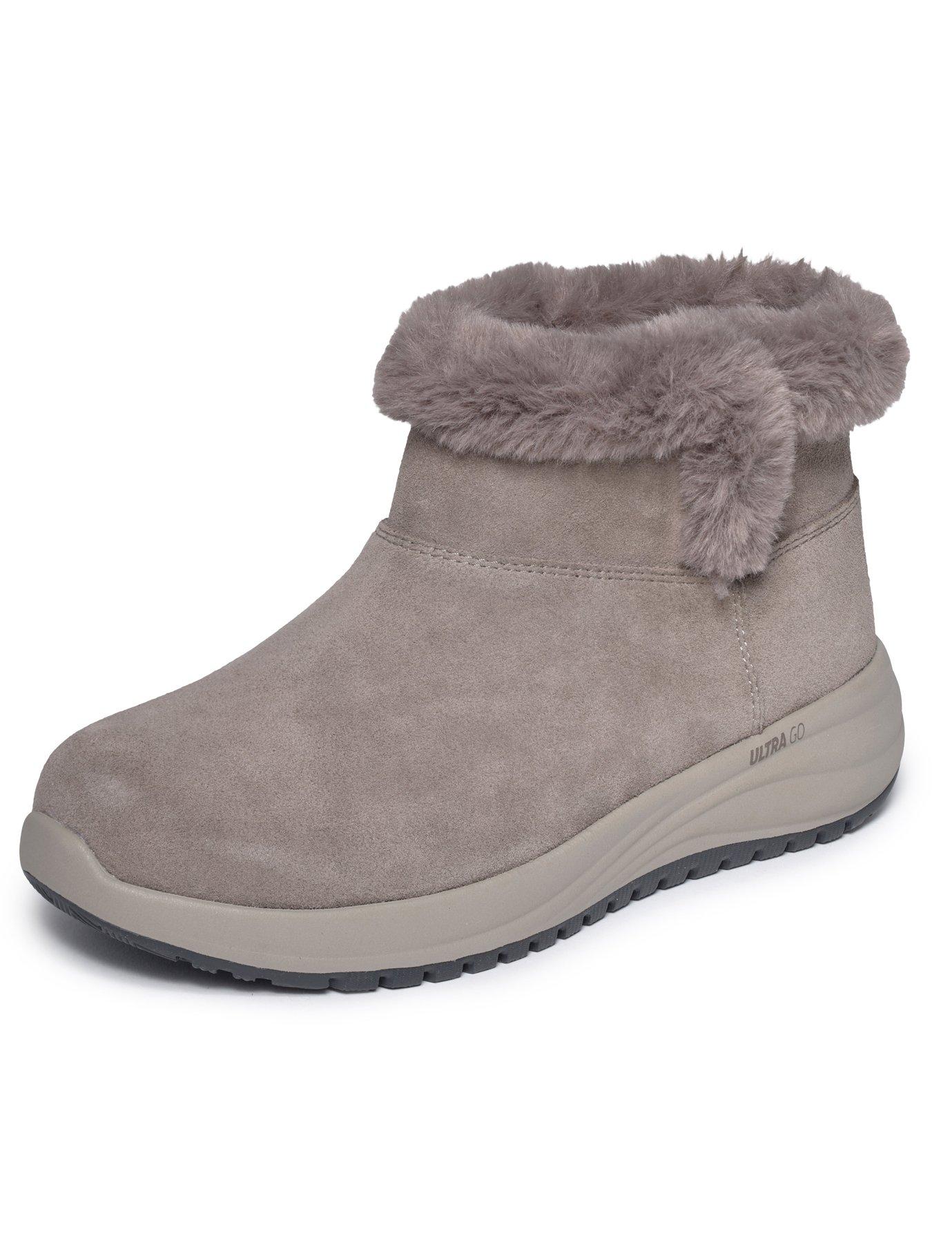 Image 5 of 6 of Skechers On-The-Go Stellar Cosy Step Ankle Boots - Beige